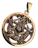 Anhänger 162 Pentagramm - Bronze