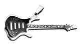 Gitarre 1 mit Panzerkette - Edelstahl