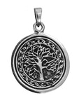 Lebensbaum 83 mit Schlangenkette - Silber