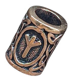 Bartperle Rune Algiz - 1 - Bronze