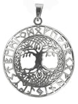 Anhänger 210 Lebensbaum - Silber