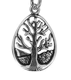 Lebensbaum 101 mit Schlangenkette - Silber