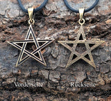 Anhänger 192 Pentagramm - Bronze
