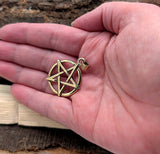 Anhänger 193 Pentagramm - Bronze