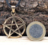 Anhänger 193 Pentagramm - Bronze