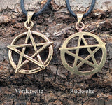 Anhänger 193 Pentagramm - Bronze