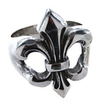 Ring Fleur-de-Lis, Gr. 55-70 (edfl) - Edelstahl