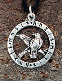 Raben 329 mit Schlangenkette - Silber