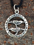 Raben 234 mit Schlangenkette - Silber