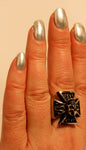Ring Eisernes Kreuz, Gr. 55-71 (ek29) - Edelstahl