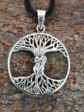 Lebensbaum 208 mit Schlangenkette - Silber