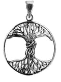 Lebensbaum 208 mit Schlangenkette - Silber