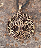 Anhänger 50 A Lebensbaum - Bronze
