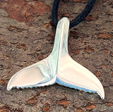 Walflosse 182 mit Schlangenkette - Silber