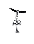 Kreuz 17 mit Schlangenkette - Silber