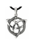 Keltenknoten 326 mit Schlangenkette - Silber