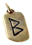 Anhänger 103 Berkana - Bronze