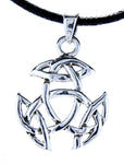 Keltischer Knoten 107 mit Schlangenkette - Silber