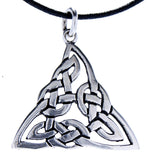 Keltischer Knoten 108 mit Schlangenkette - Silber