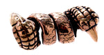 Bartperle Drachenkralle 6 mm - Bronze