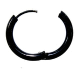 Klappcreole schwarz 16mm - Edelstahl