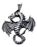 Anhänger 112 Drache - Edelstahl