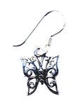 Ohrring 12 Schmetterling - Silber