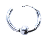 Klappcreole Silber 12 x 2,5 mm - Edelstahl