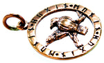 Anhänger 137 Raben - Bronze