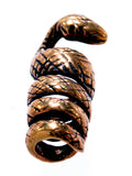 Bartperle Schlange 5 mm - Bronze