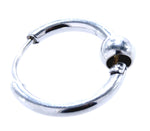 Klappcreole silberne 14 x 2,5 mm - Edelstahl