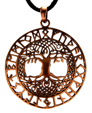 Anhänger 144 Lebensbaum - Bronze