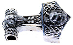Thorshammer 144 mit Königskette - Silber