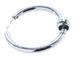 Klappcreole silber 20 x 2,5 mm - Edelstahl