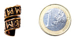 Bartperle Runen 8 mm - Bronze