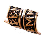 Bartperle Runen 8 mm - Bronze