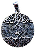 Lebensbaum 18 mit Korbkette - Silber