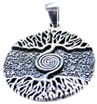 Lebensbaum 18 mit Korbkette - Silber