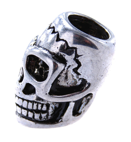 Bartperle Totenkopf - Edelstahl Nr. 1007