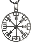 Wikinger Kompass 190 mit Königskette - Edelstahl