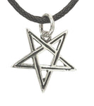 Pentagramm 51 mit Schlangenkette - Silber