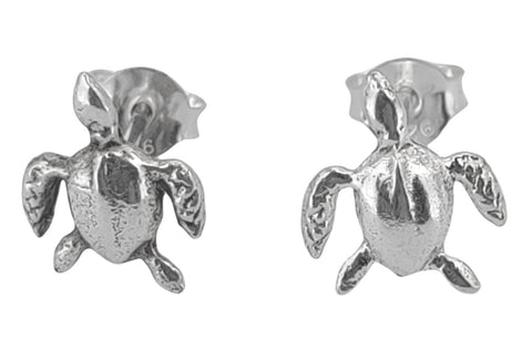 Ohrstecker 50 Schildkröte - Silber