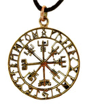 Anhänger 122 Wikinger Kompass - Bronze