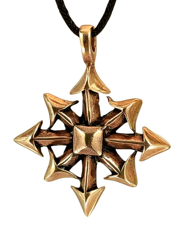 Anhänger 21 Chaosstern - Bronze