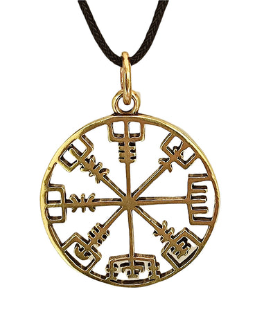 Anhänger 122 A Wikinger Kompass - Bronze