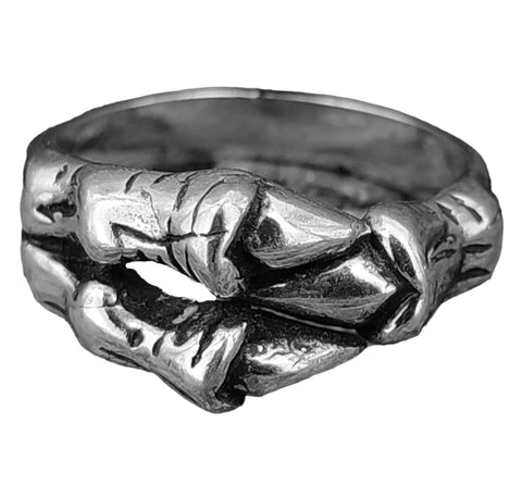 Ring Drachenkralle, Gr. 50-74 (kr13) - Silber