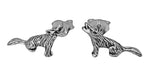 Ohrstecker 41 Wolf - Silber