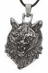 Anhänger 29 Wolfskopf - Edelstahl