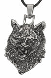 Anhänger 29 Wolfskopf - Edelstahl