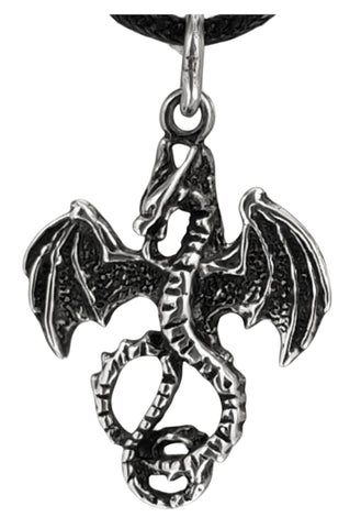 Anhänger 9 Drache - Silber